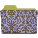 rebelheart damask hyacinth icon